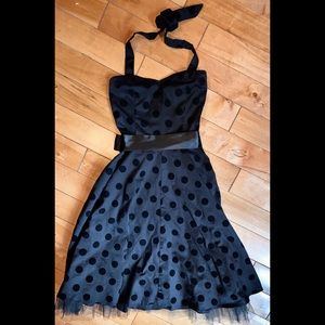 H&R London Black Swing Dress